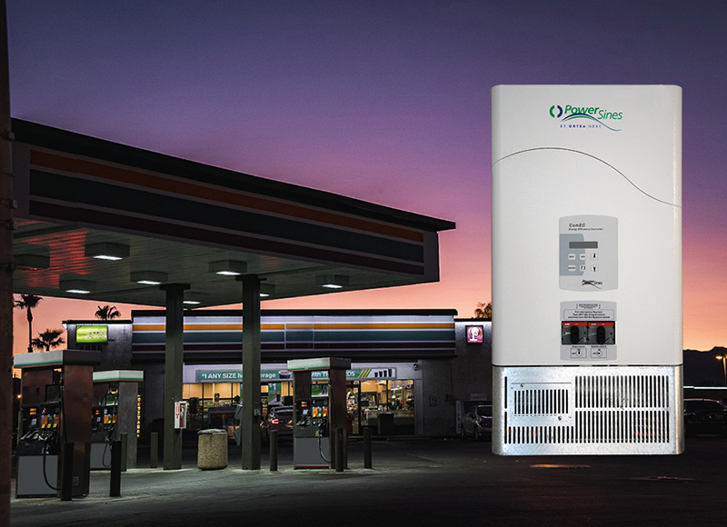 Powersines ComEC for a fuel service station in Eastern Europe